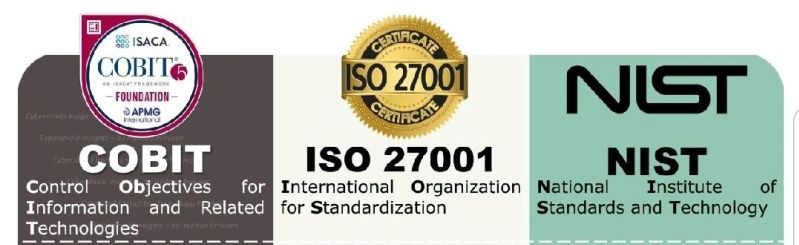 Differences between COBIT, ISO 27001 and NIST